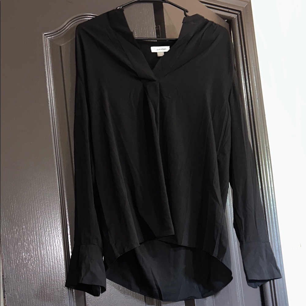 Calvin Klein Black Women's Dress Blouse
